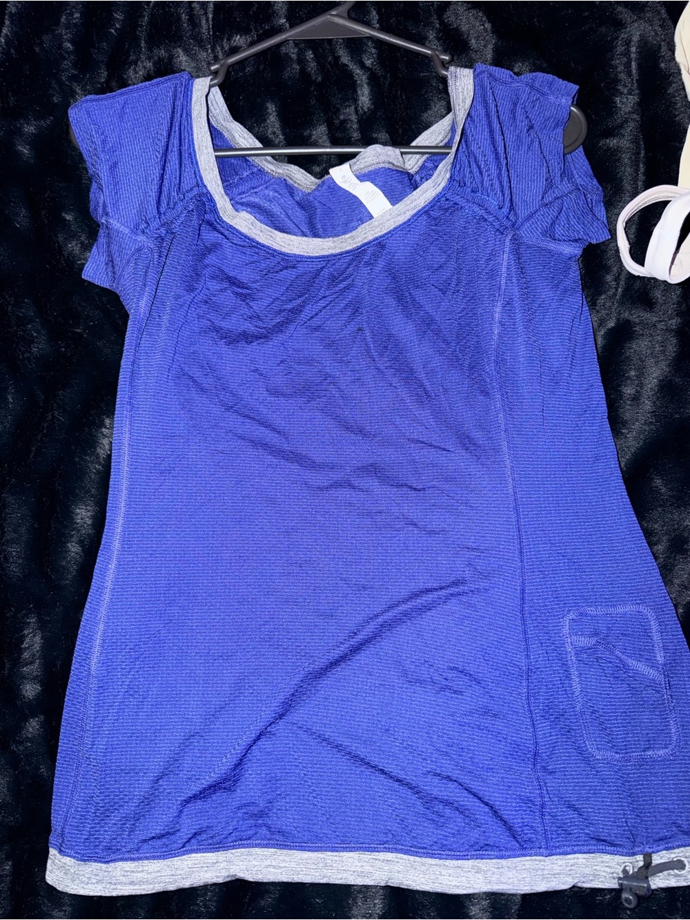 Lululemon Vintage Swiftly Women’s Blue Scoop Neck Short Sleeve Top